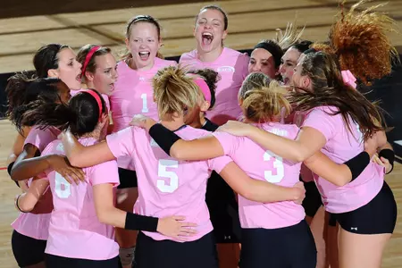 GWU Volleyball to Hold 'Dig Pink' Match on Friday Night; Will Host Coastal Carolina and Charleston Southern this Weekend Image