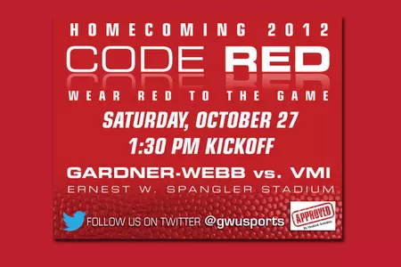 Gardner-Webb Encouraging Fans To Wear Red Saturday For VMI-GWU Football Game Image