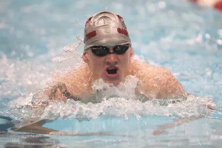 Ellwanger and Denmark Record 2nd Place Individual Finishes to Lead GWU Men's Swimming on Day Two of the Wingate Fall Frenzy Image
