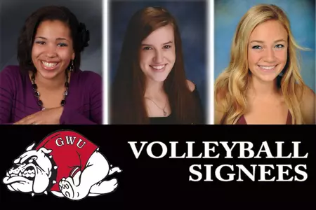 GWU Volleyball Signs Three to a National Letter of Intent Image