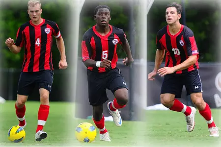 GWU's Reinhardsen, Thomas and Davis Earn Big South Men's Soccer Postseason Honors Image