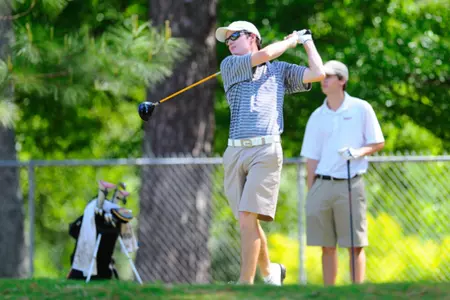 Senior Kristopher Gray Leads Men's Golf Team to a Sixth-Place Finish at the Coca-Cola Wofford Invitational Image