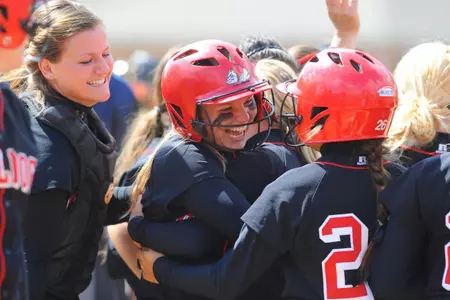 Three-Run Seventh Pushes No. 5 GWU Past No. 4 Campbell in Game One of the Big South Softball Championship Tournament Image