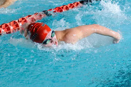 Runnin' Bulldogs Lead from Start to Finish in 136-69 Win over Davidson on Women's Swimming's Senior Day Image