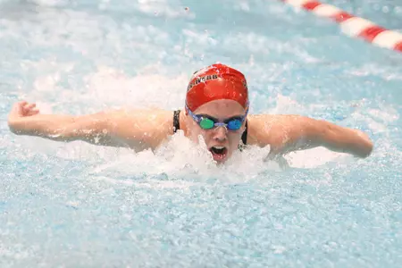 GWU Men's and Women's Swim Teams Stand in Fifth Place After Day One of the 2013 All-N.C. Invitational Image