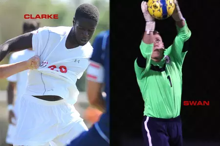 GWU's Clarke and Swan Still Ranked Among the NCAA DI Men's Soccer Statistical Leaders Image
