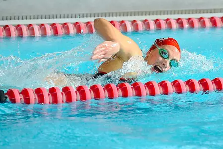 GWU Places Second in Women's 400 Medley Relay to Spark Runnin' Bulldogs on Day One of the Wingate Fall Frenzy Image