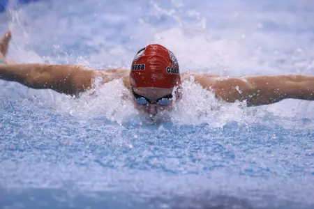 Gardner-Webb's Byrum Wins 100 Breast, Lile Sets GWU 400 IM and 200 Free Records on Day Two of Wingate Fall Frenzy Image