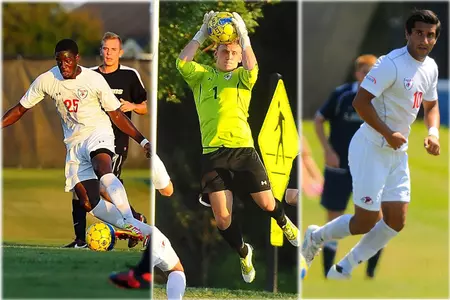 GWU's Clarke, Swan and Al-Gashamy All Ranked in the NCAA Division I Men's Soccer National Statistics Image