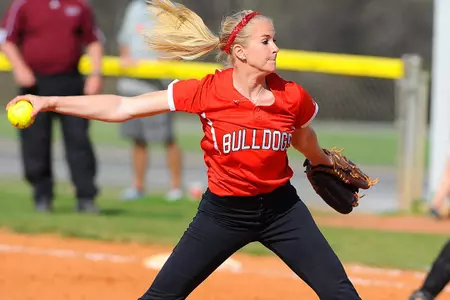 Jessica Childers Named The Crons Brand Pitcher of the Week by the Big South Image