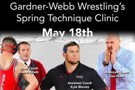 Gardner-Webb Wrestling to Hold a Spring Technique Clinic on May 18th Image