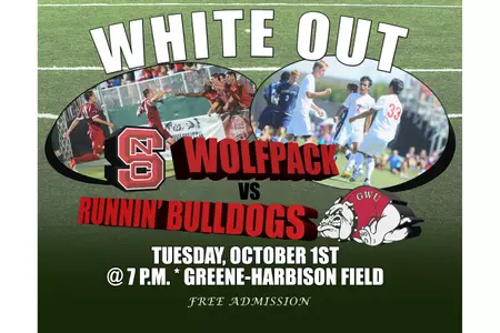 Attention Fans: Let's 'White Out' the Pack on Tuesday Night, October 1st Image