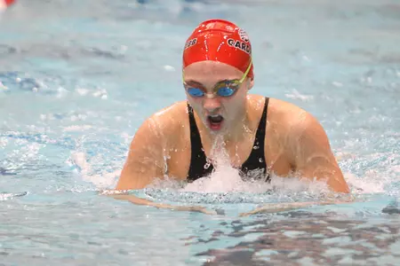 Women's Swimming In Second/ Men's Swimming In Fifth After Day One At Fall Frenzy Invitational Image