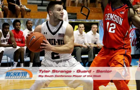 Tyler Strange Nabs Second Weekly Honors, Named Big South Player Of The Week Image