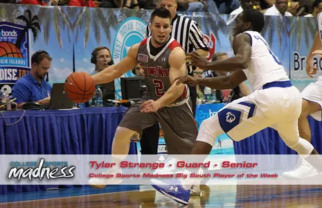 Tyler Strange Named College Sports Madness Big South Player Of The Week Image