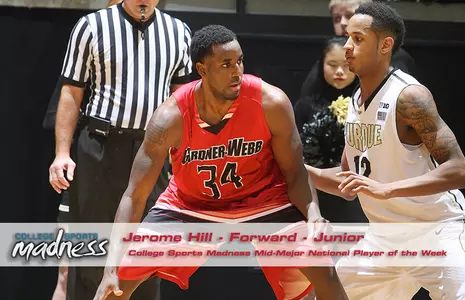 Jerome Hill Named College Sports Madness Mid-Major National Player Of The Week Image