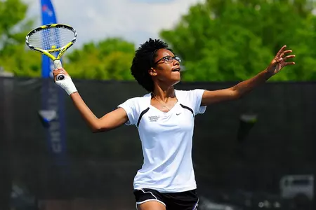 Sacko Wins 17th Singles Match, GWU Falls 6-1 Versus #62 Winthrop Image