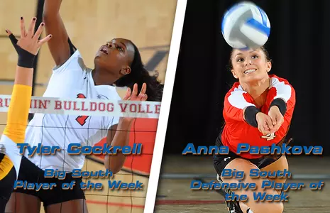 Cockrell, Pashkova Net Big South Weekly Honors Image