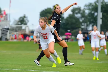 David Scores Twice As Women's Soccer Wins Big South Conference Opener At Winthrop Image