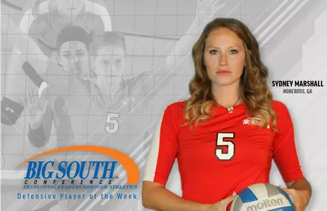 Sydney Marshall Selected as Big South Defensive Player of the Week Image