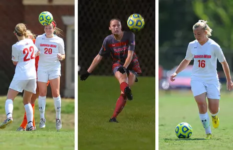 DeLoach, Hooe, Nagle Garner Women's Soccer All-Conference Honors Image
