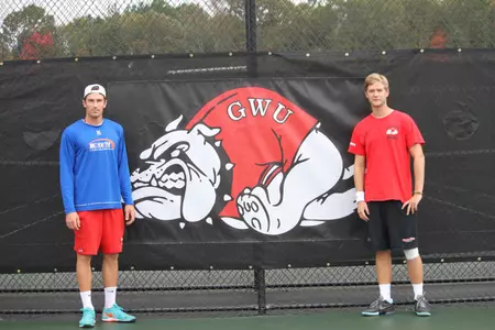 Adam Schmidt, Benjamin Kaszas Named Men's Tennis Captains For 2015-16 Season Image