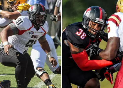 Geter, Mau Named To College Football Performance Awards FCS Defensive Awards Watch List Image