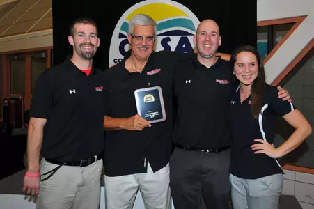 Simpson Named Men's Coach Of The Year and Lile Named Most Outstanding Male Swimmer And Scholar-Athlete Of The Year Image