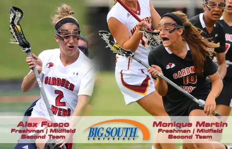 Fusco, Martin Snap Up Big South All-Conference Honors Image