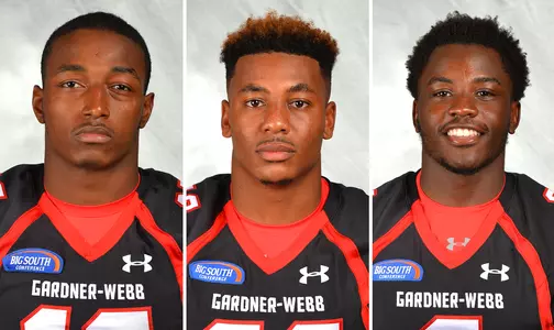 @GWUFootball Trio Collect Big South Conference Football Weekly Awards Image