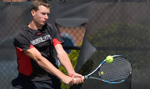 Gardner-Webb Men's Tennis Works Through Busy Weekend at Davidson Invitational Image