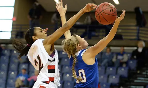 Women's Basketball Falls In Quarterfinals To Presbyterian Image