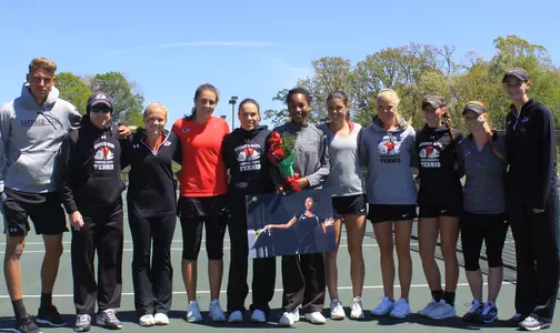 Women's Tennis Clinches Victory In Season Finale Image