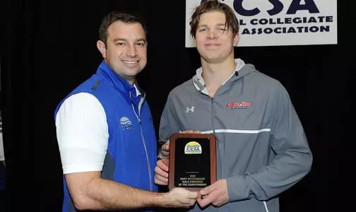 Nathan Lile Named CCSA Men's Swimmer of the Year And Men's Scholar-Athlete of the Year For Second Time In Two Seasons Image