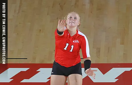 @GWU_VB Pushes Win Streak to Five With Sweep of Norfolk State Image