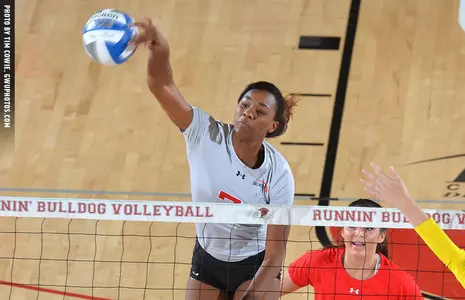 Moore Leads @GWU_VB To Comfortable Sweep Of North Carolina A&T Image