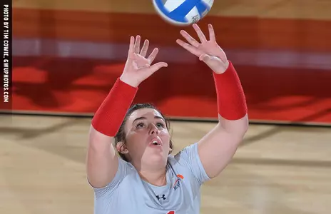 @GWU_VB Edges Davidson in Five-Set Thriller Saturday Image