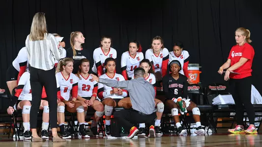 Volleyball Team Timeout