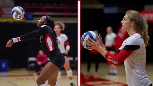 2021 Volleyball Postseason Awards - Mikah McIntosh, Kylee Garrison