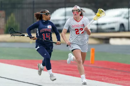 Gardner-Webb takes on Howard in non-conference lacrosse action at Ernest W. Spangler Stadium on Sunday, February 13, 2022 in Boiling Springs, North Carolina.