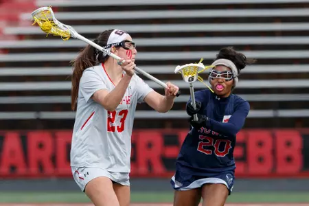 Gardner-Webb takes on Howard in non-conference lacrosse action at Ernest W. Spangler Stadium on Sunday, February 13, 2022 in Boiling Springs, North Carolina.