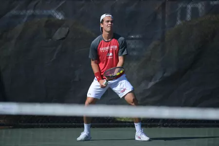 Gardner-Webb takes on Presbyterian in Big South Conference men’s tennis action at the Webb Tennis Complex on Friday, March 04, 2022 in Boiling Springs, North Carolina.