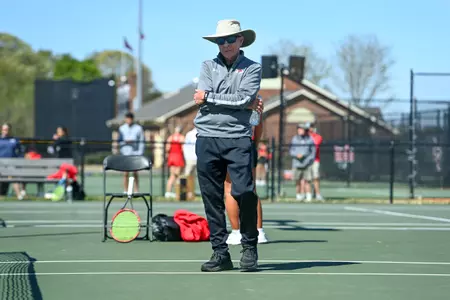 Gardner-Webb takes on Radford in the first round of the 2022 Big South Womenâ??s Tennis Championships at the Webb Tennis Courts on Friday, April 15, 2022 in Boiling Springs, North Carolina.