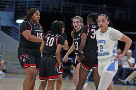 GWU Team Huddle vs UNC