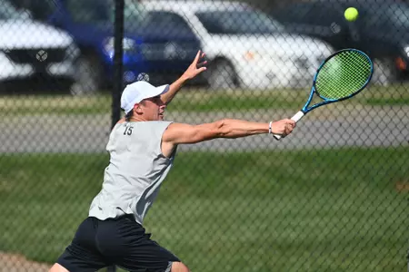 Gardner-Webb takes on Limestone in non-conference men’s tennis at the Friday, February 24, 2023 in Boiling Springs, North Carolina.