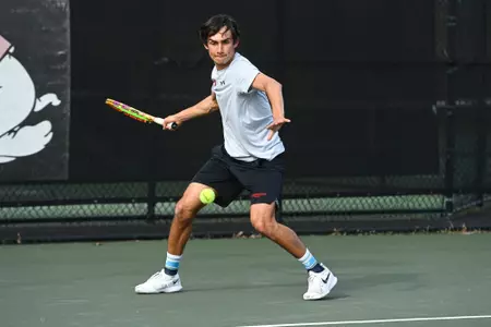 Gardner-Webb takes on Limestone in non-conference men’s tennis at the Friday, February 24, 2023 in Boiling Springs, North Carolina.