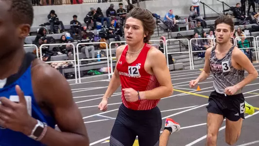 The VMI Invitational indoor track and field meet at the Corps Physical Training Facility in Lexington VA January 27, 2024. (Randall K. Wolf)