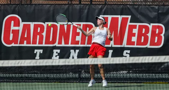 Gardner-Webb takes on Fairfield in non-conference womens tennis action at Webb Tennis Complex on Monday, March 04, 2024 in Boiling Springs, North Carolina.