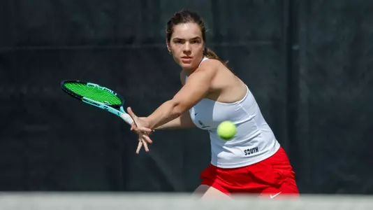 Gardner-Webb takes on Fairfield in non-conference womens tennis action at Webb Tennis Complex on Monday, March 04, 2024 in Boiling Springs, North Carolina.