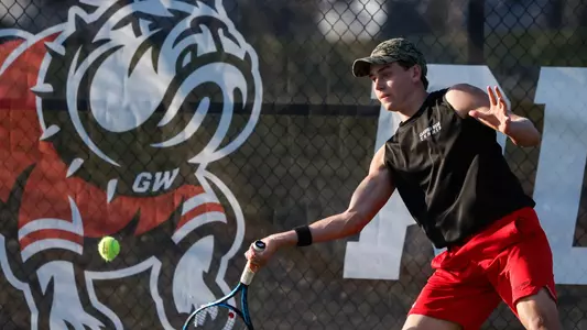 Gardner-Webb takes on Fairfield in non-conference mens tennis action at Webb Tennis Complex on Monday, March 04, 2024 in Boiling Springs, North Carolina. Credit - Jeff Sochko/Tim Cowie Photography
